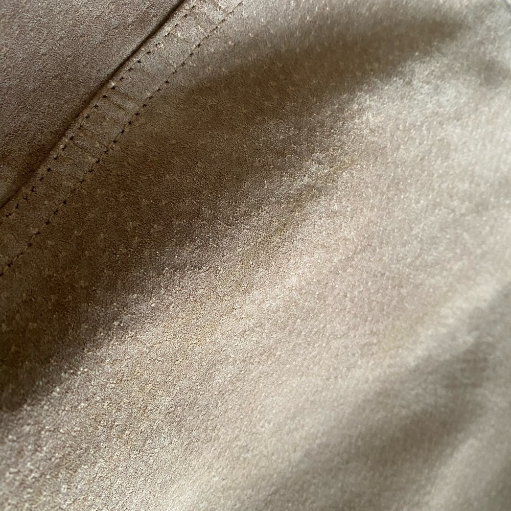 Vintage 90s Authentic Suede Jacket Mens Size 38 - Picture 9 of 10